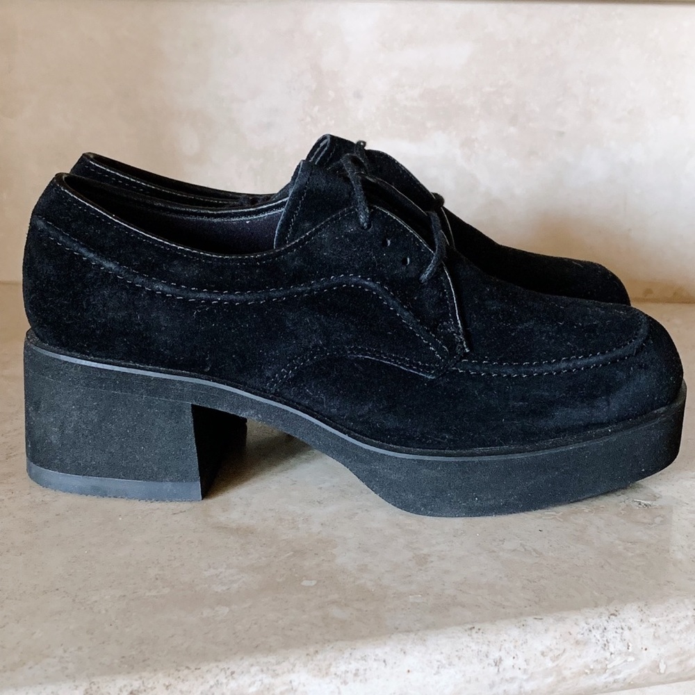 NEW Black Platform Lace Up Shoes 🖤by Hush Puppies
